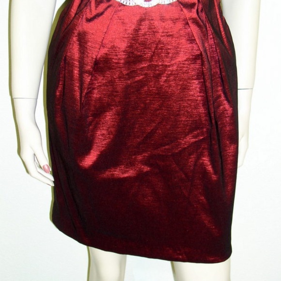 Betsy & Adam NWT Taffeta Ring Belt Sash Dress - Picture 2 of 6